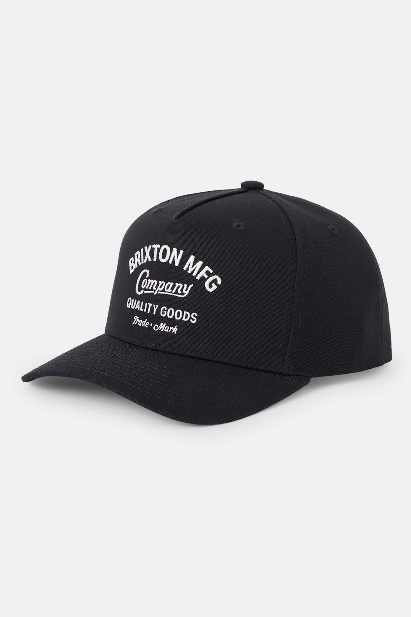 Unisex Stratton Snapback in the color Black - Front Product View