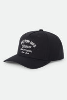 Unisex Stratton Snapback in the color Black - Front Product View