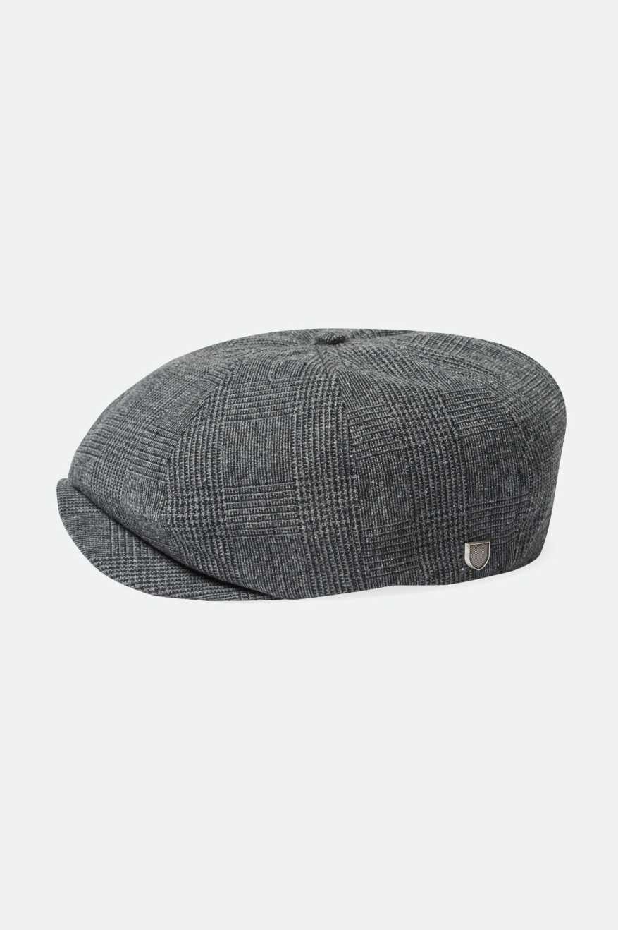 Unisex Brood Newsboy Cap in Charcoal Brixton