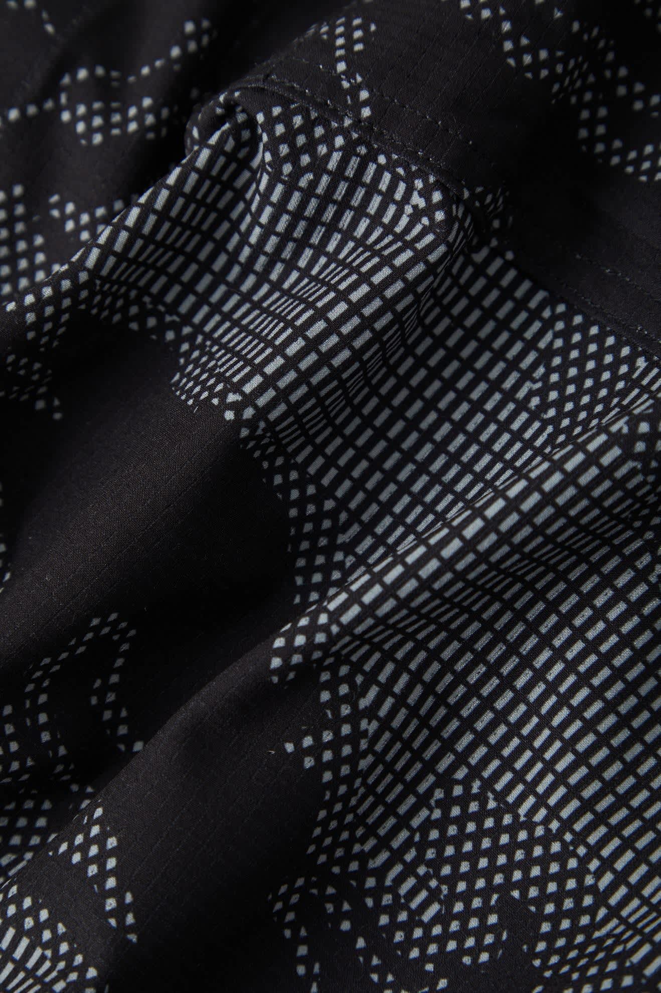 Men's Journey Lightweight Shirt in the color Black Camo - Additional Laydown image