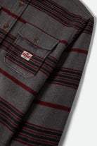 Men's Altered Threads Overshirt in the color Multi Blanket Stripe - Additional Laydown image