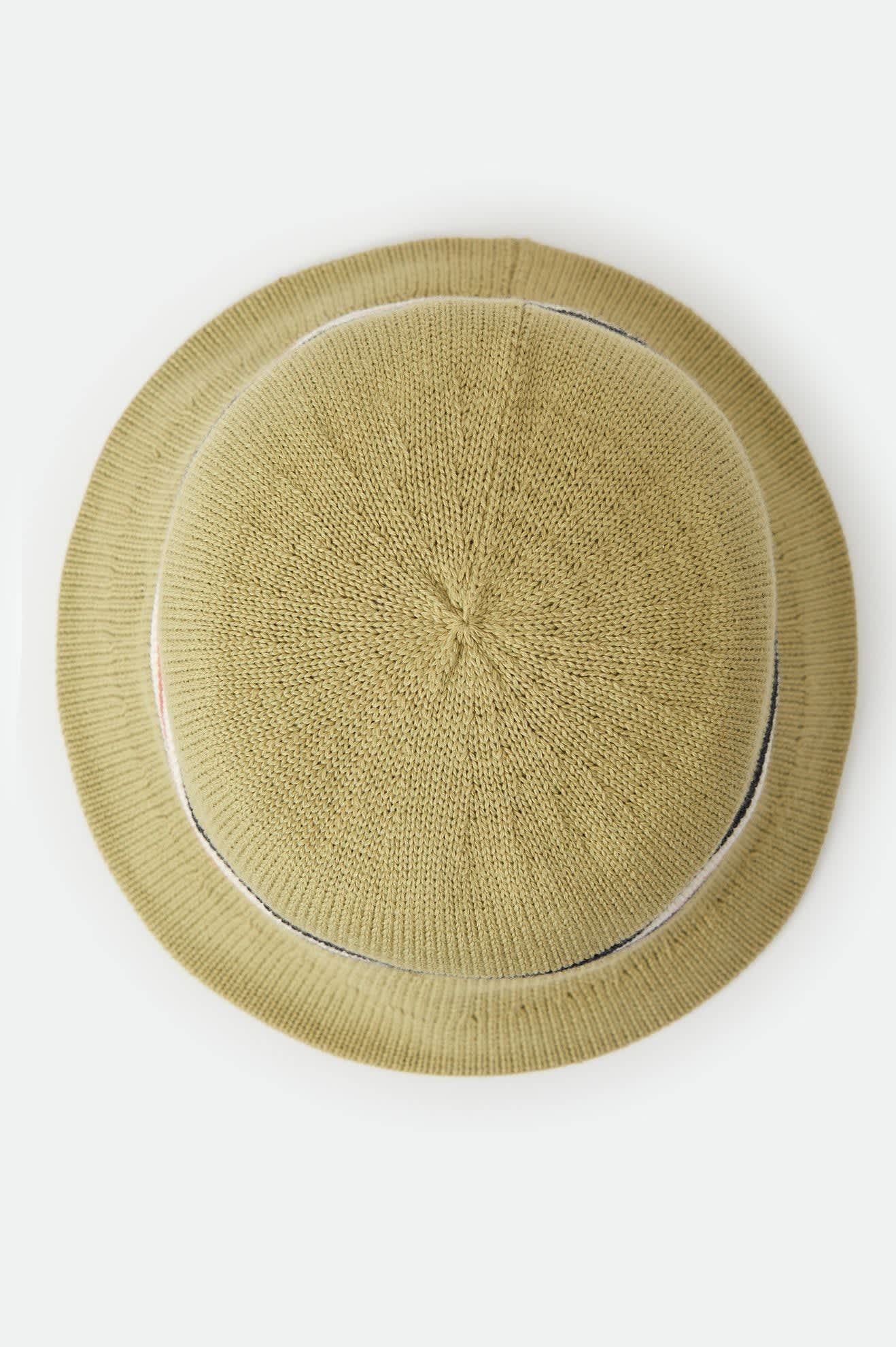 Unisex Redding Knit Packable Hat in the color Green Multi Stripe - Additional Laydown image