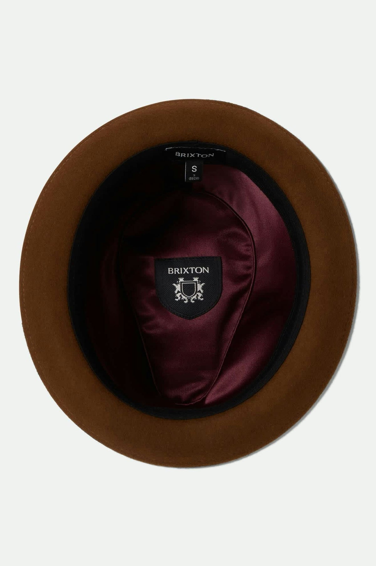 Unisex Gain Fedora in Coffee/Chestnut – Brixton