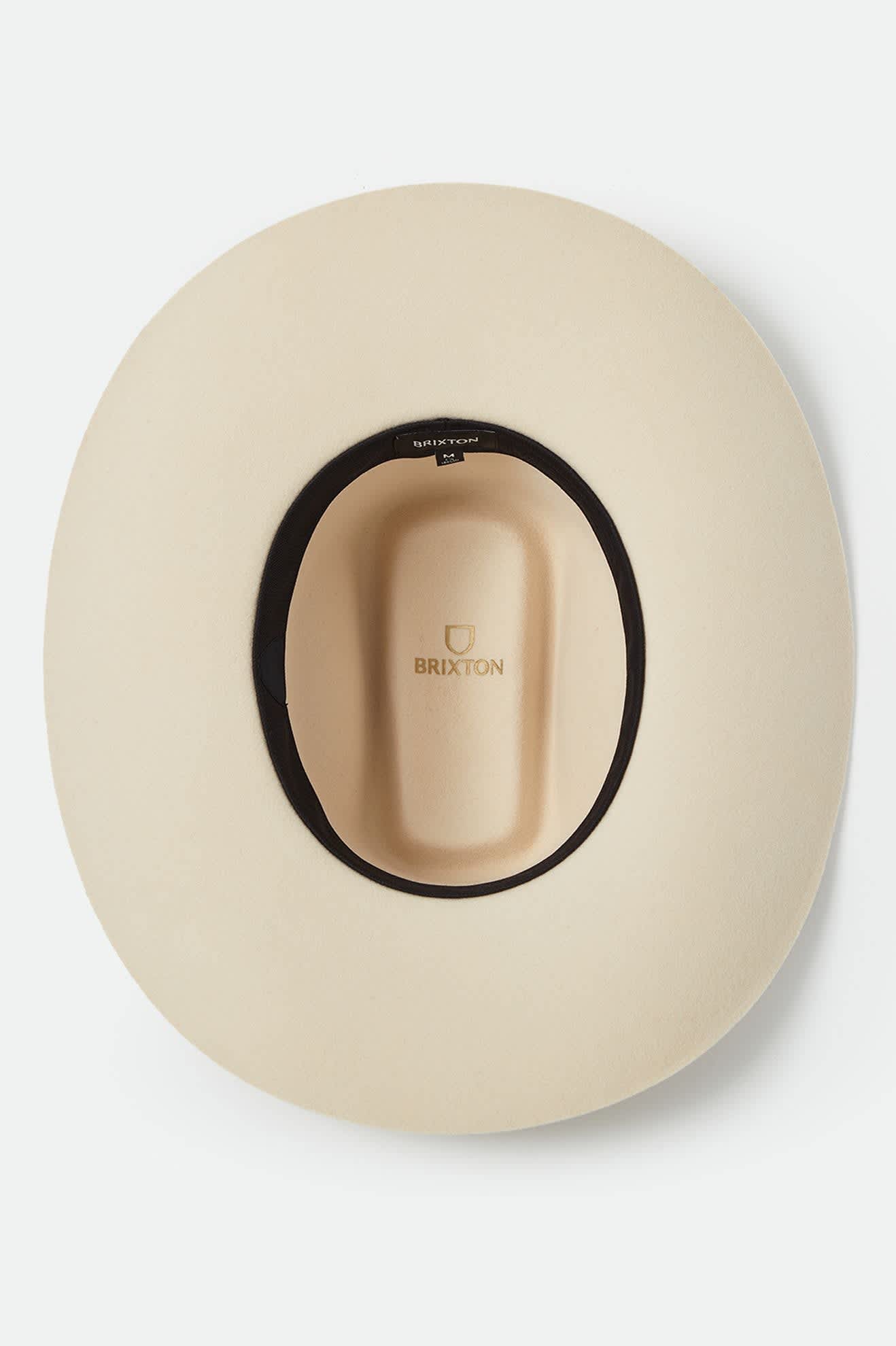 Unisex Prescott Brick Top Cowboy Hat in the color Wax Paper - Additional Laydown image
