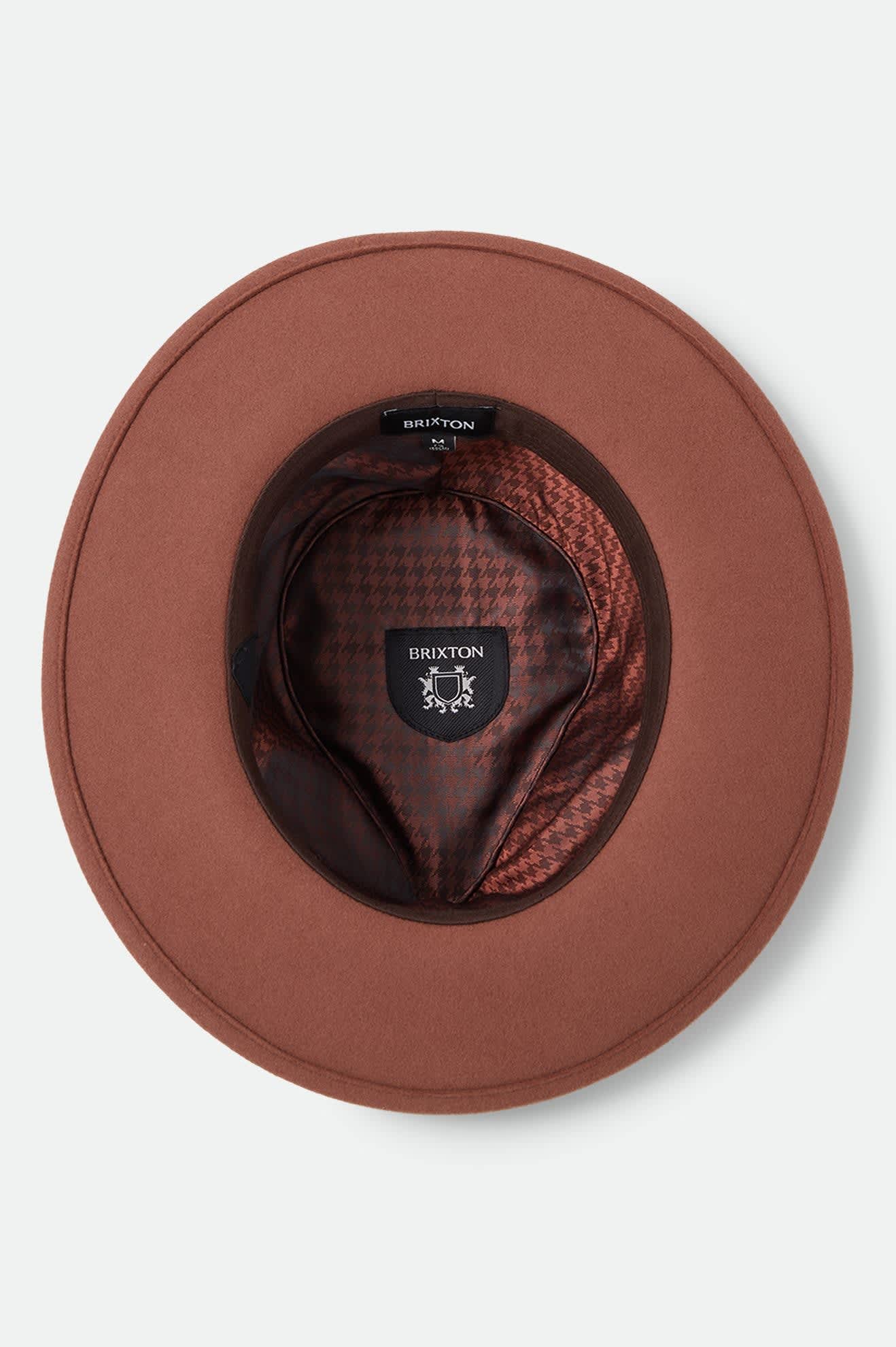 Unisex Eames Fedora in the color Teak/Caramel - Additional Laydown image