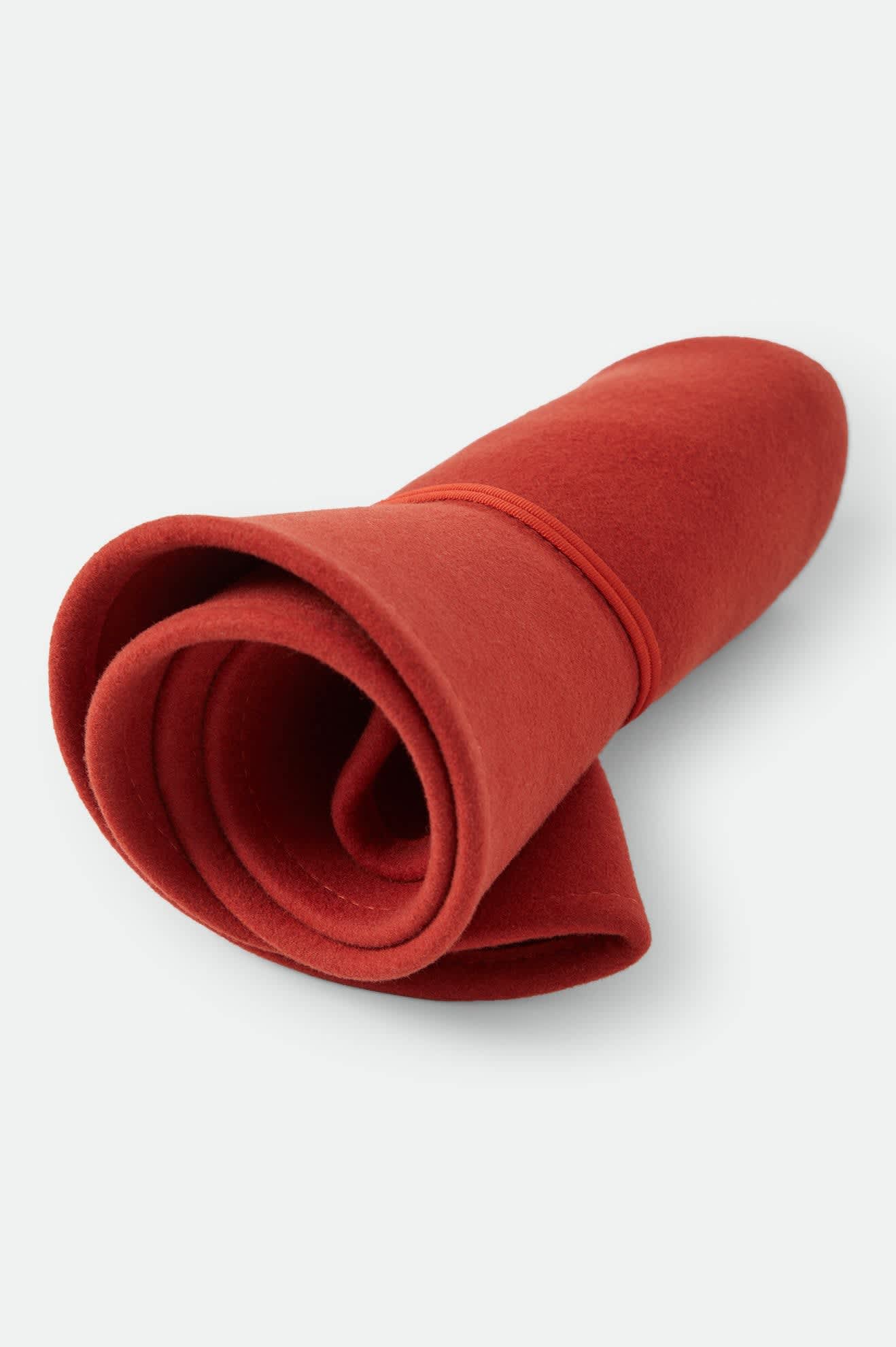 Women's Juniper Packable Hat in the color Red Earth - Additional Laydown image