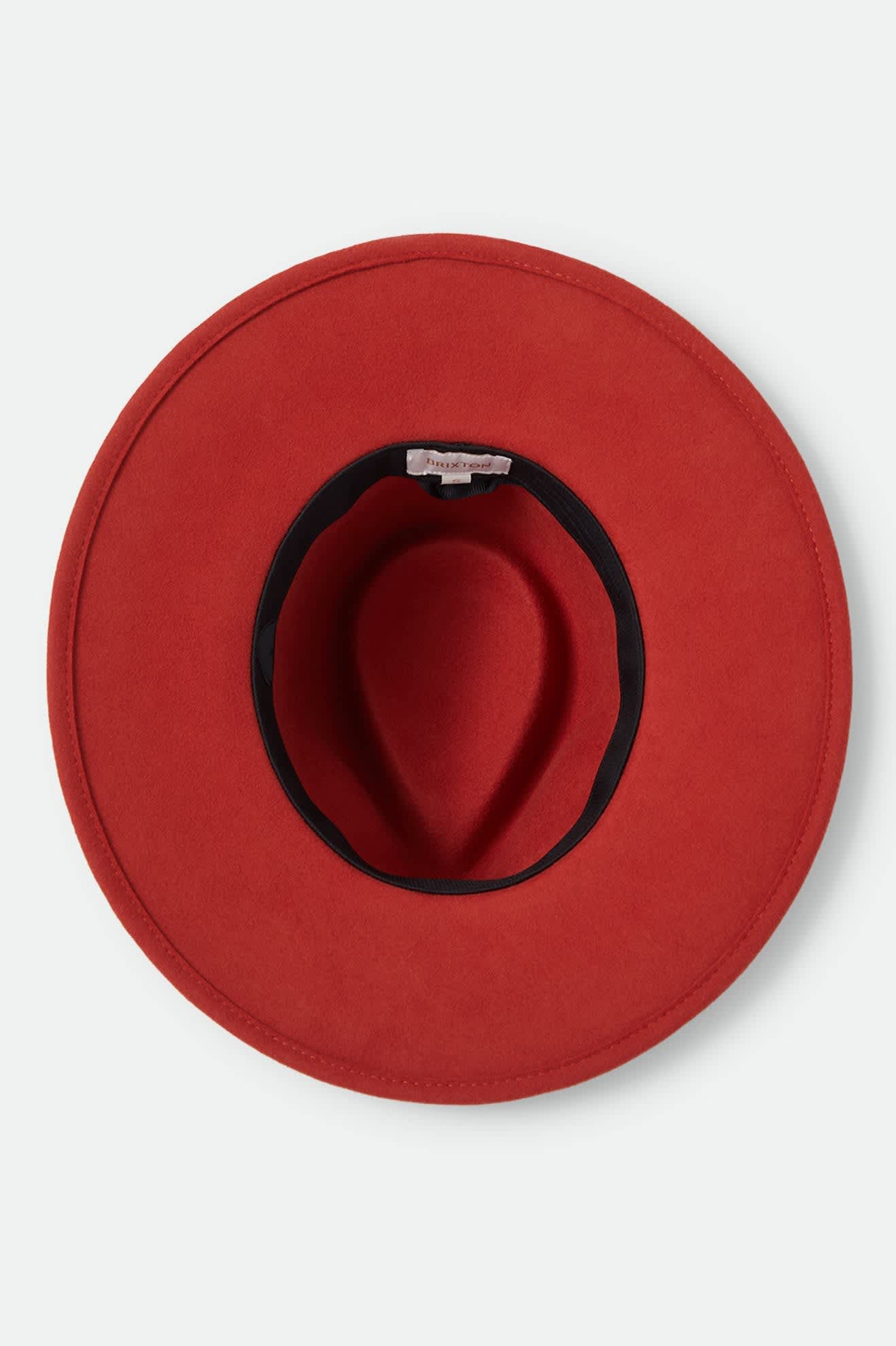 Women's Juniper Packable Hat in the color Red Earth - Additional Laydown image