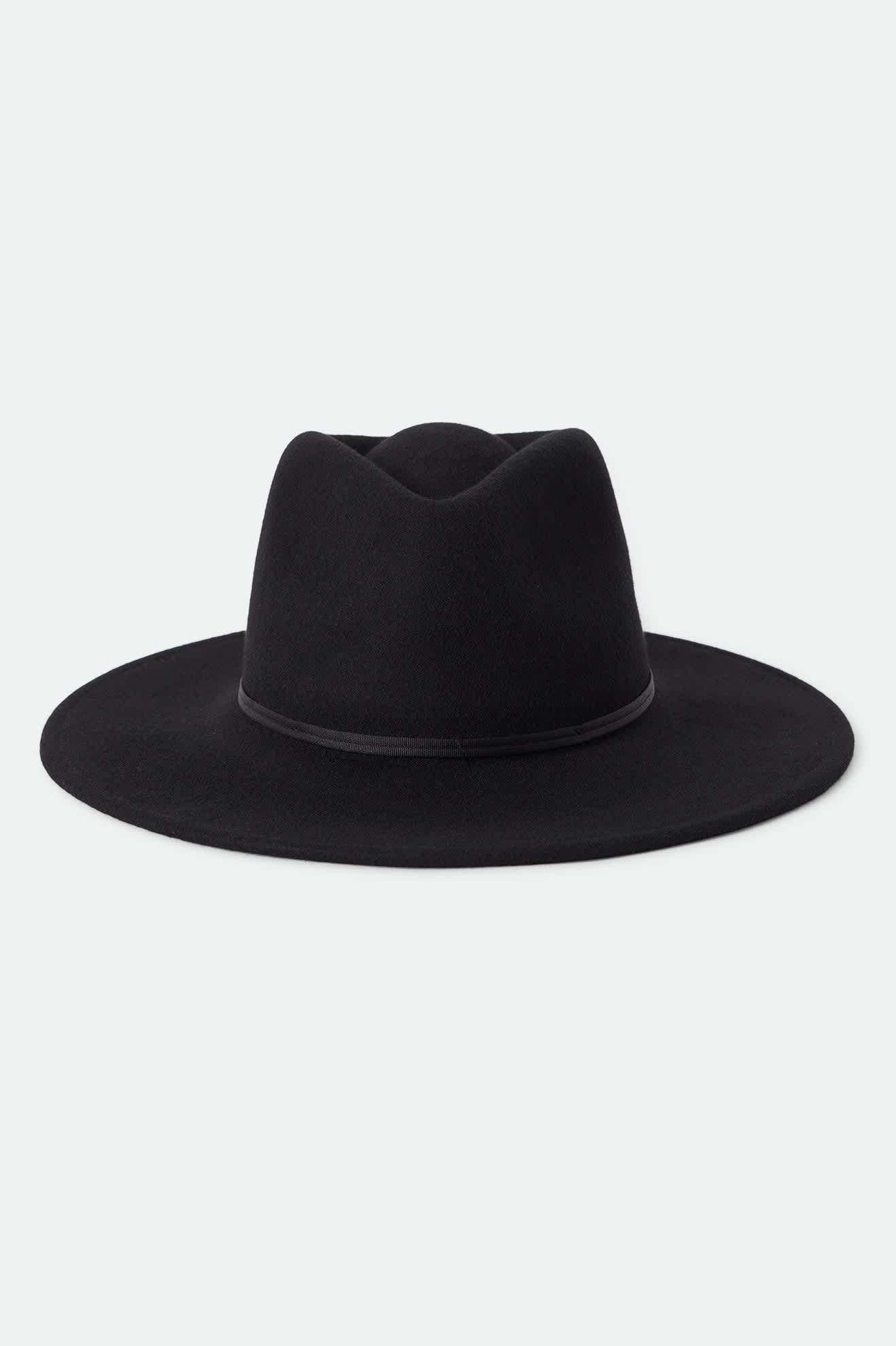 Women's Juniper Packable Hat in the color Black - Additional Laydown image