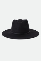 Women's Juniper Packable Hat in the color Black - Additional Laydown image
