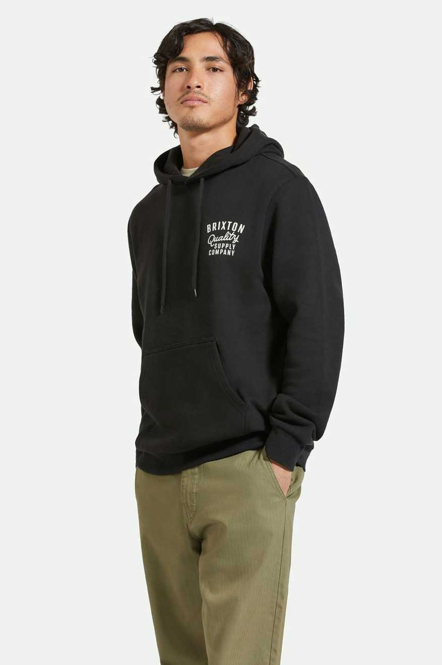 Brixton hoodie black on sale