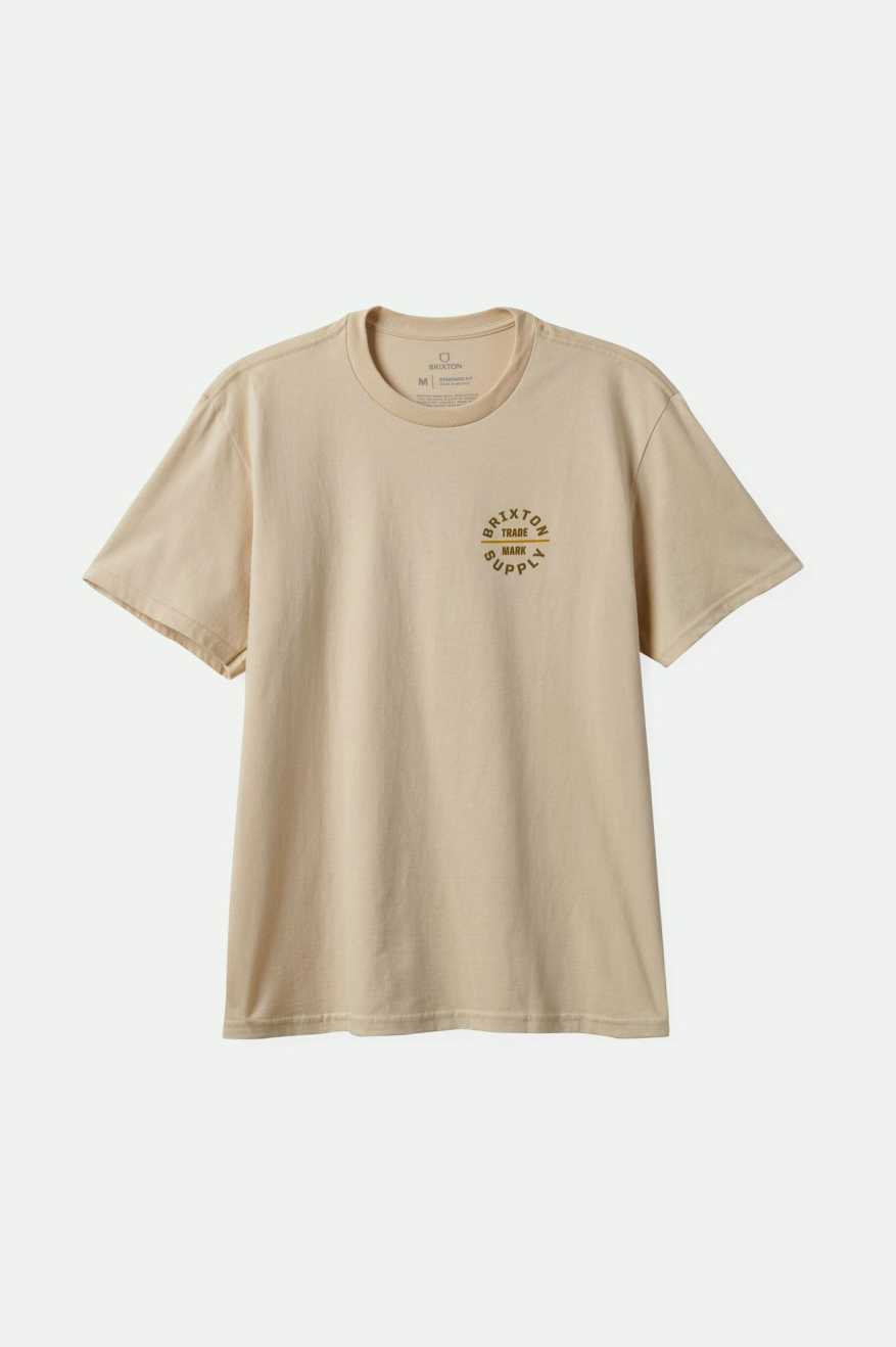 Oath V S/S Standard T-Shirt - Cream/Grey/Mustard