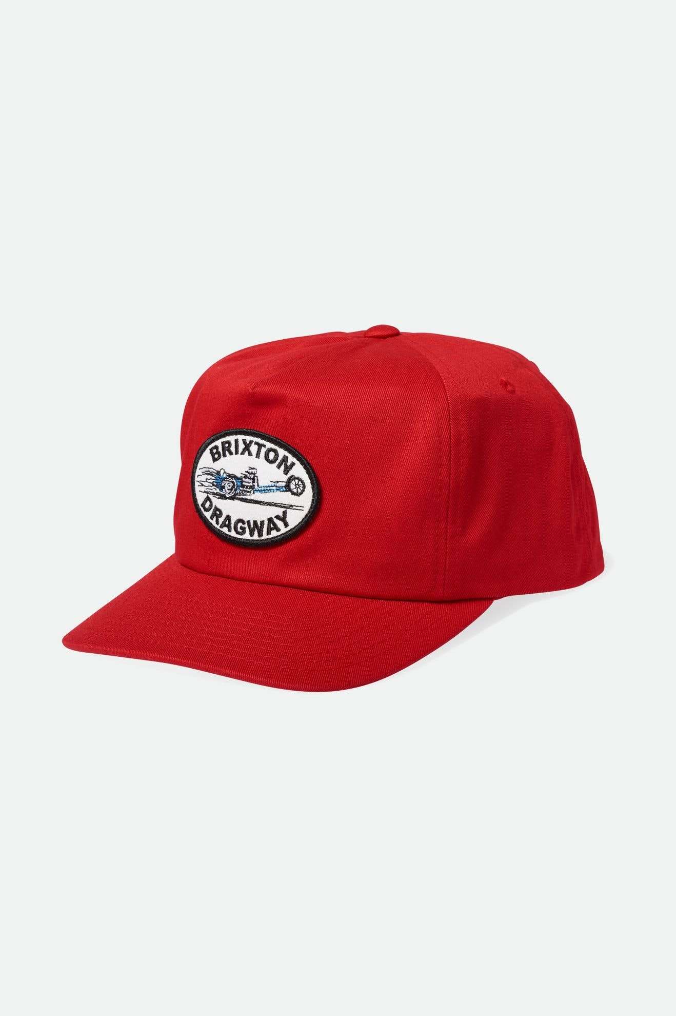 Dragway Snapback Dark Red Brixton