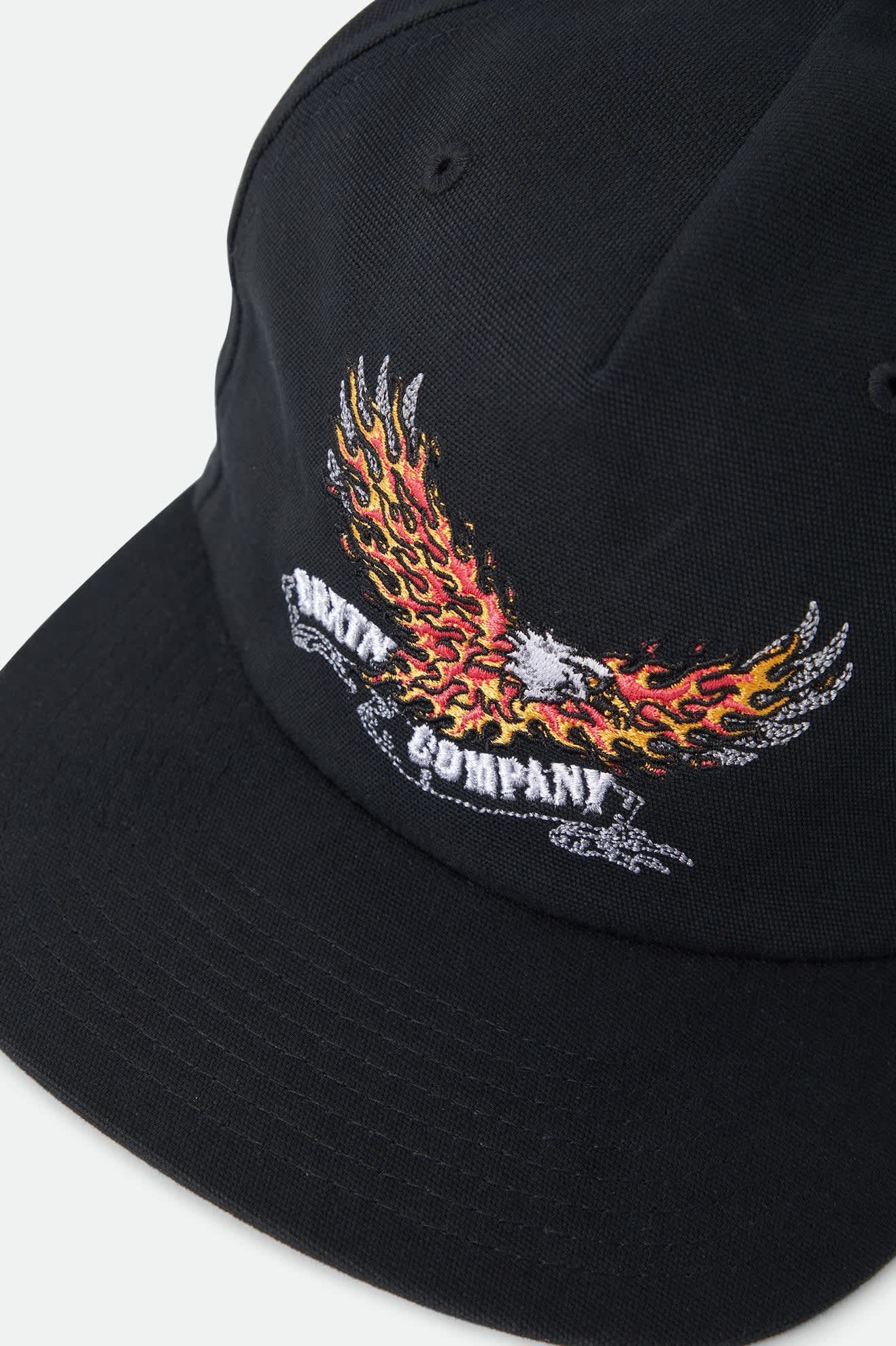 Men's Blazing Snapback in the color Black - Additional Laydown image