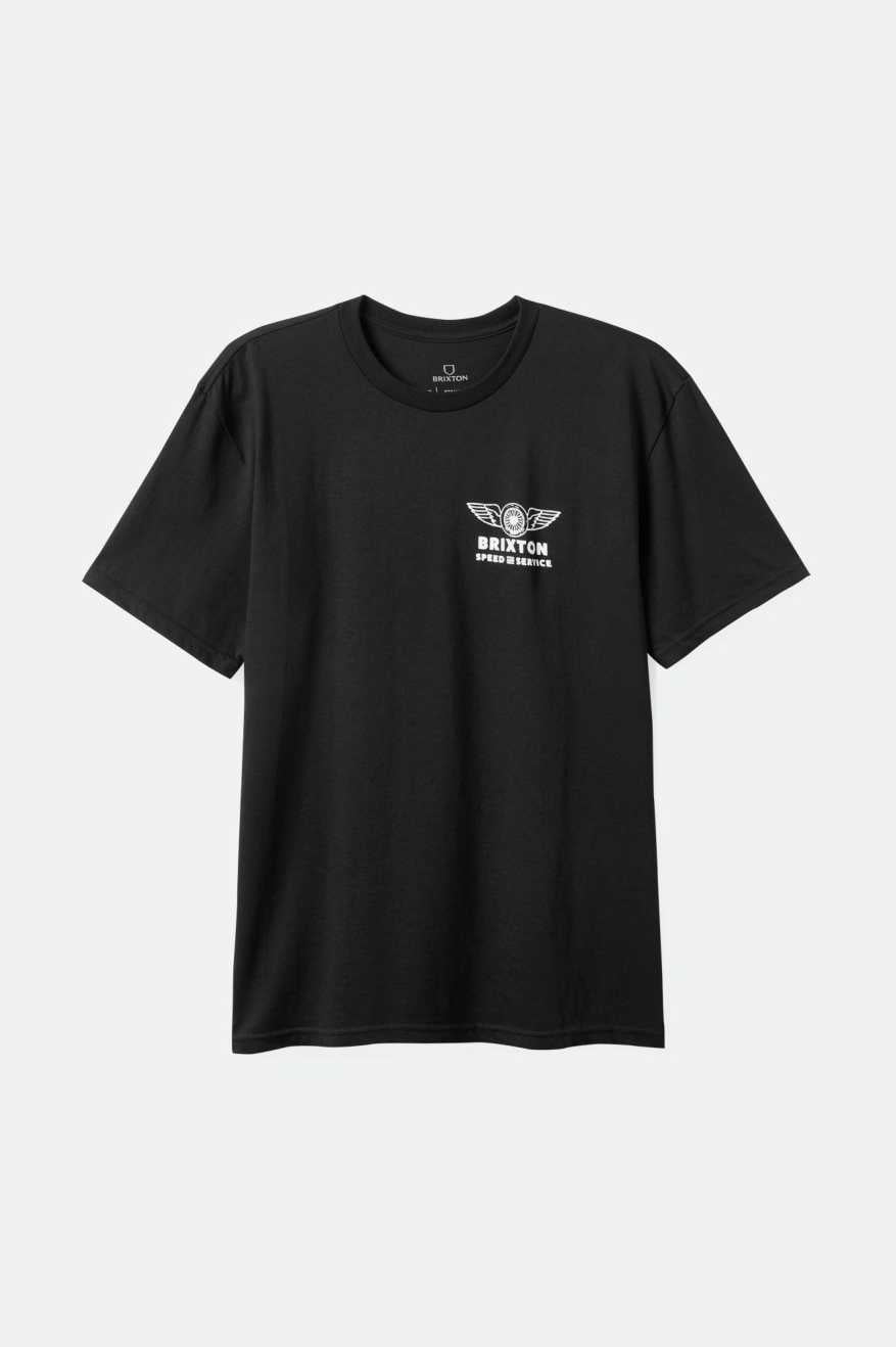Spoke S/S Standard T-Shirt - Black