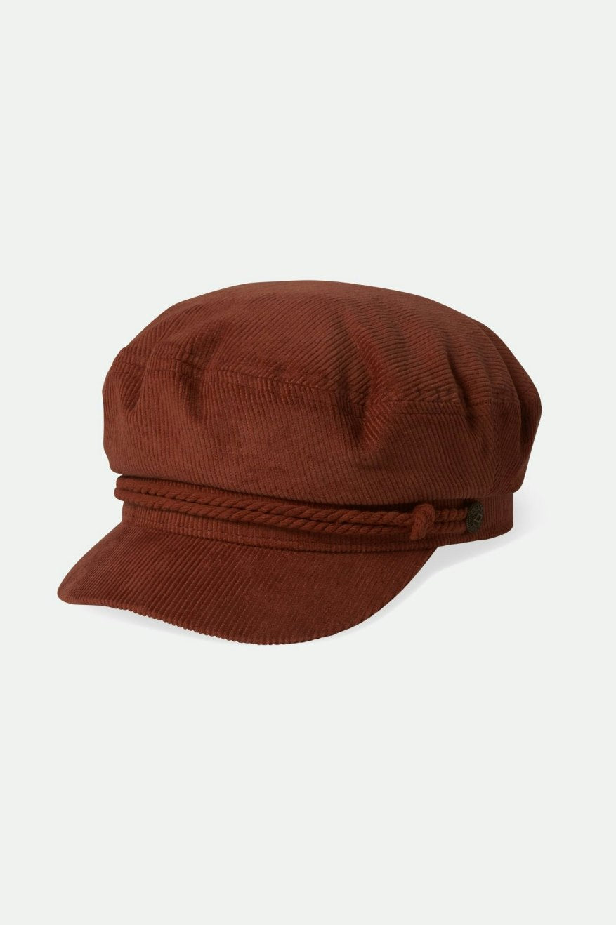 Women s Fiddler Fisherman Cap In The Color Terracotta Brixton