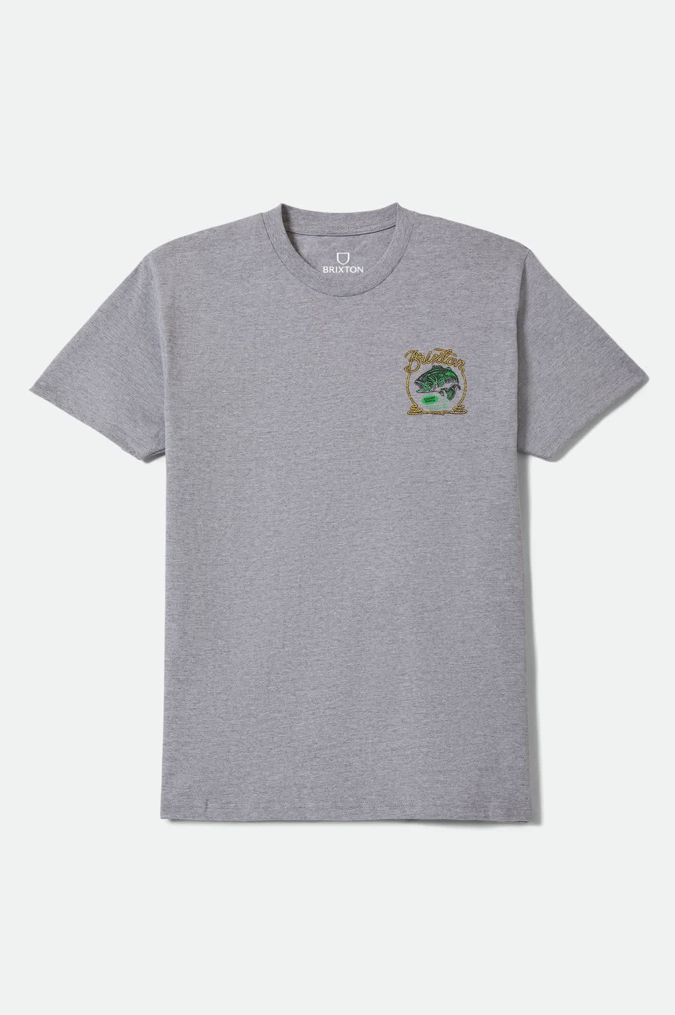 Men's Cast Standard T-Shirt in the color Heather Grey - Front Product View