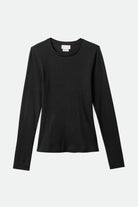 Women's Betty L/S Tee - Black| Main