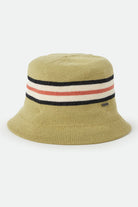 Unisex Redding Knit Packable Hat in the color Green Multi Stripe - Front Product View