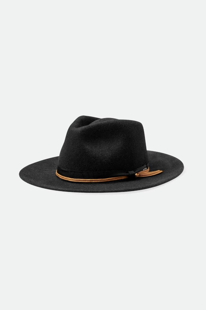 Brixton Dayton Convertabrim Rancher Hat - Black Worn Wash