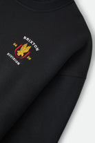 Men's Covall Crew in the color Black - Additional Laydown image