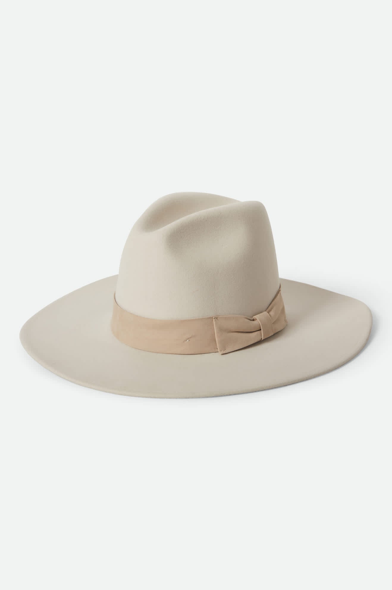 Unisex Layton Comfort Fedora in the color Dove/Sand - Front Product View