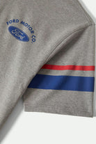 Men's Ford Truck Country Jersey in the color Heather Grey - Additional Laydown image