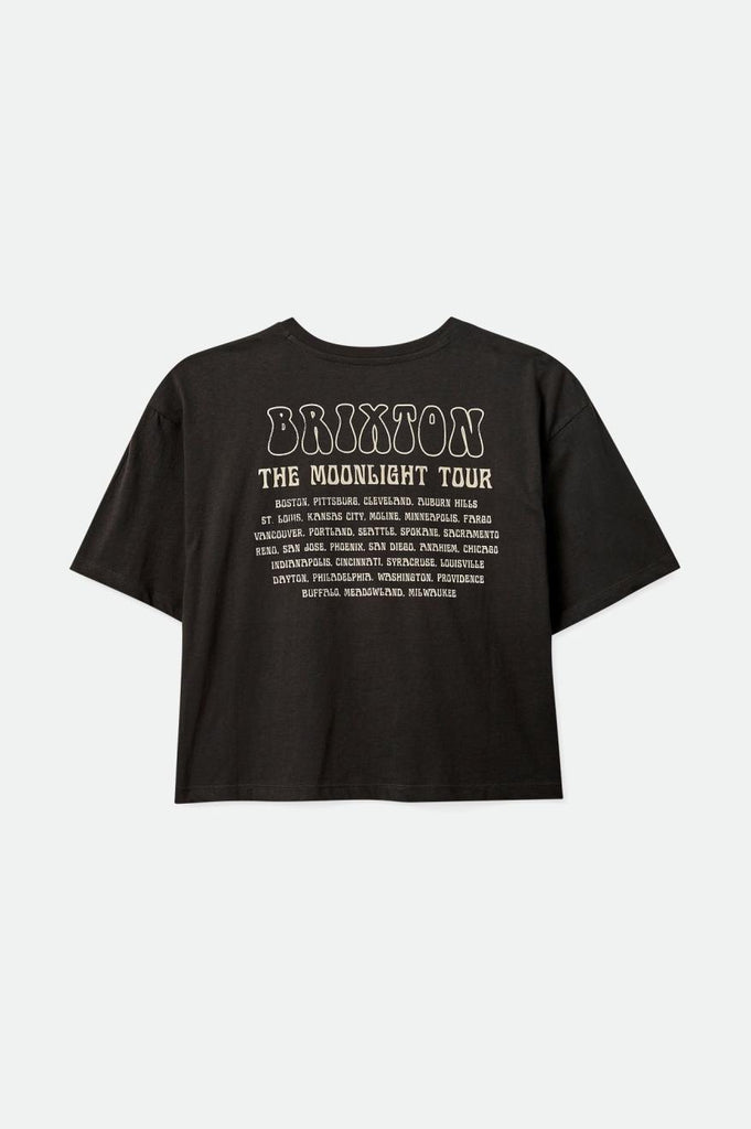 Brixton Moonlight Tour S/S Skimmer Tee - Washed Black