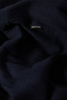 Men's Vintage Ribbed L/S Henley in the color Washed Navy - Additional Laydown image
