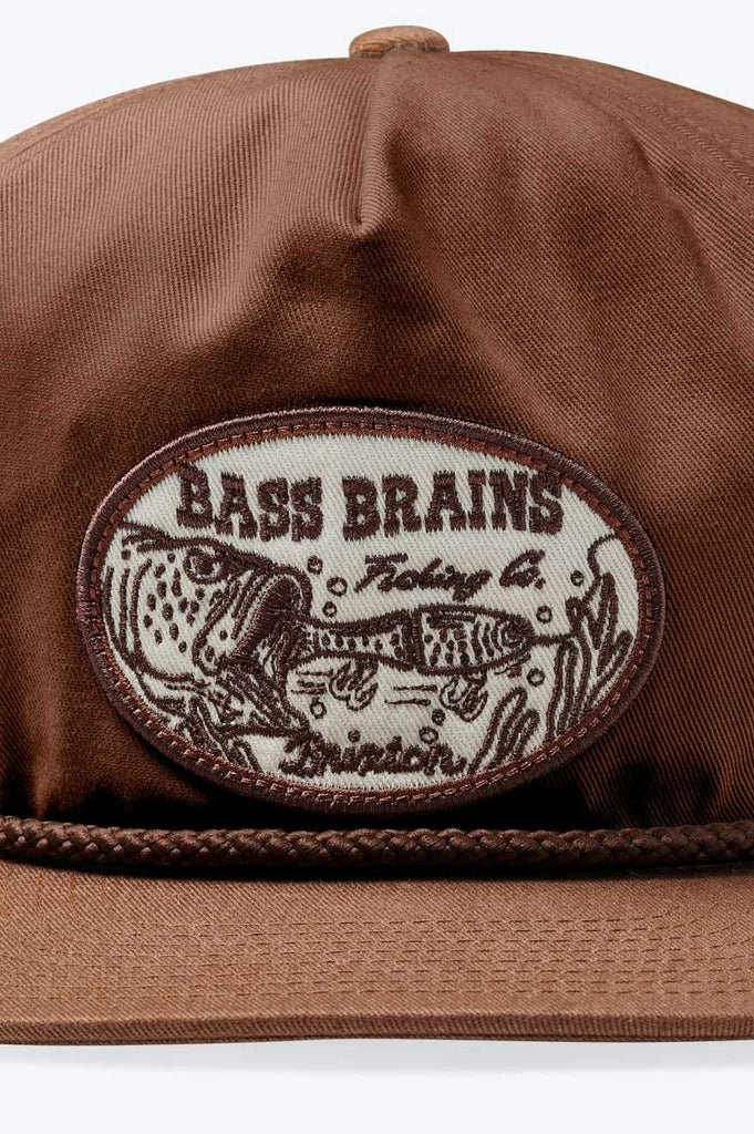 Brixton Bass Brains Swim Snapback - Brown