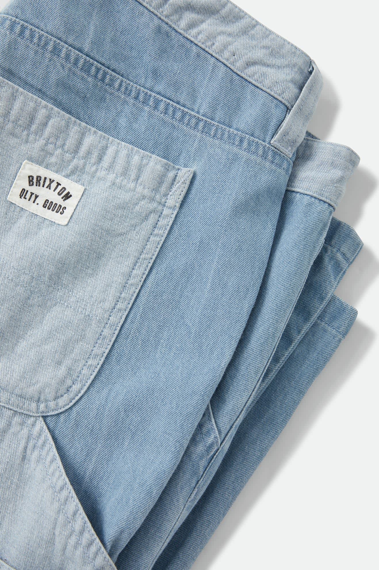 Women's Essex Patchwork Painter Pant in the color Denim Patchwork - Additional Laydown image