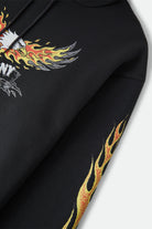 Men's Blazing Hood in the color Black - Additional Laydown image