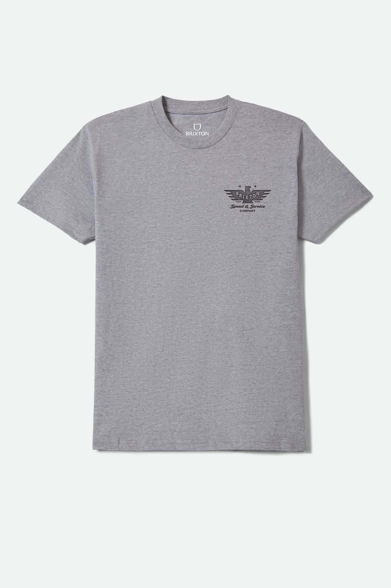 Men's Ewing Standard T-Shirt in the color Heather Grey - Front Product View