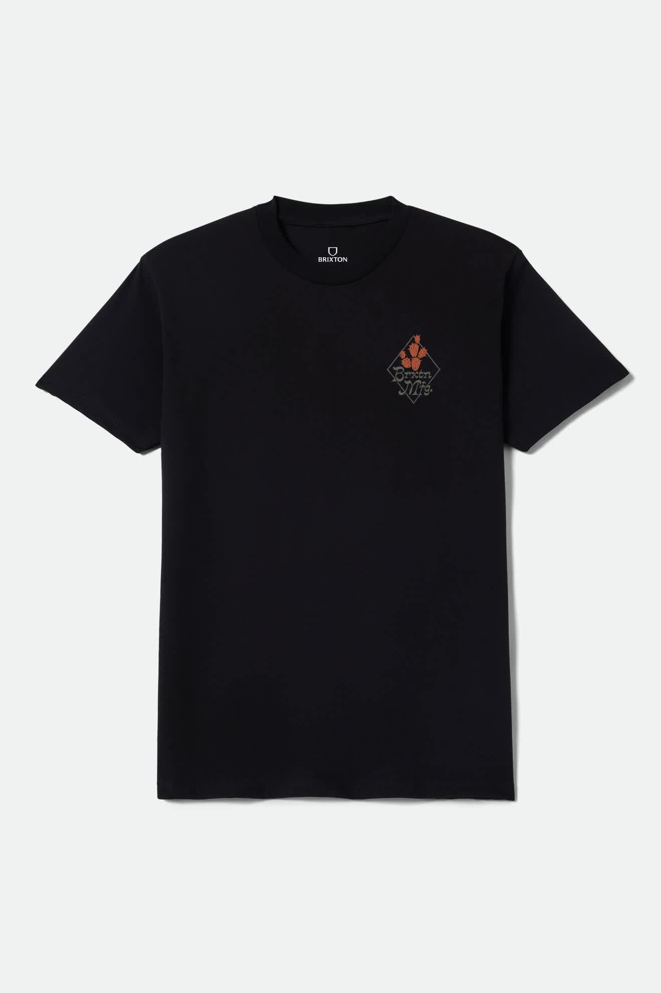 Men's Steady Standard T-Shirt in the color Black - Front Product View
