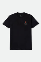 Men's Steady Standard T-Shirt in the color Black - Front Product View