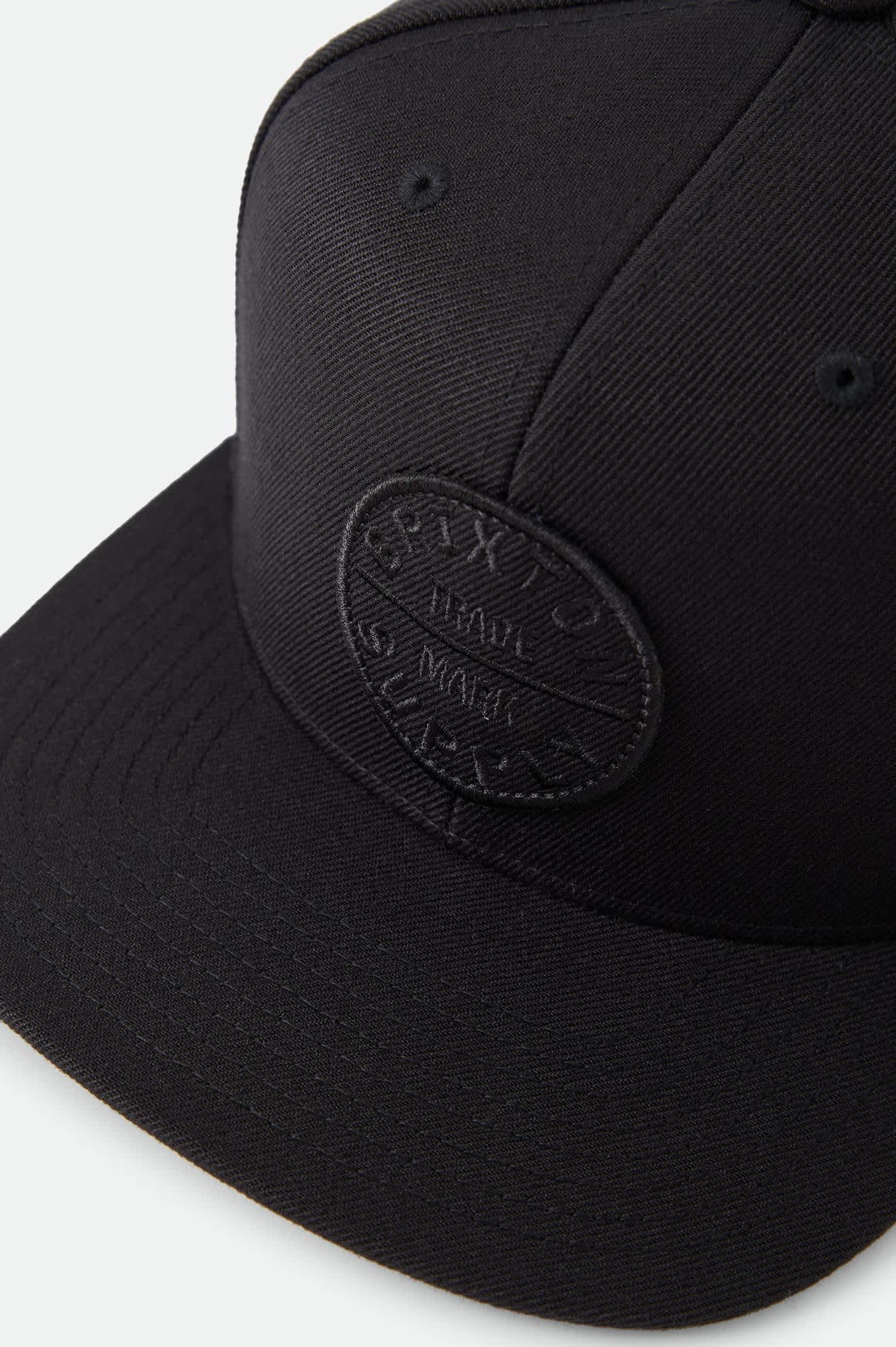 Unisex Oath III Snapback in the color Black/Black - Additional Laydown image