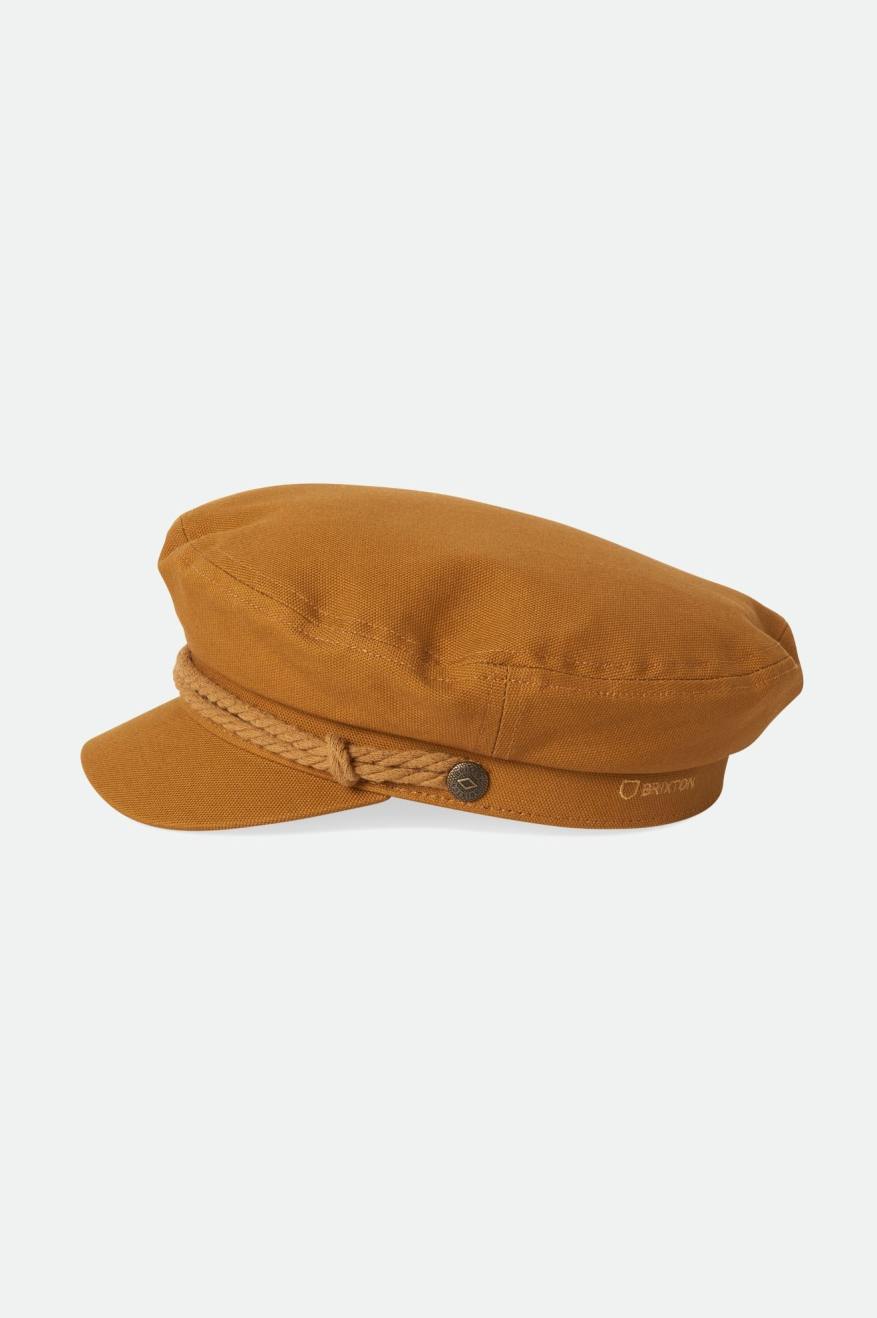 Fiddler Fisherman Cap Golden Brown Brixton
