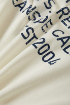 Men's Gage S/S T-Shirt in the color Off White Worn Wash - Additional Laydown image