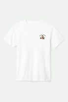 Men's Stride S/S Tailored T-Shirt in the color White - Front Product View