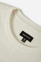 Men's Gage S/S T-Shirt in the color Off White Worn Wash - Additional Laydown image