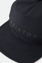 Unisex Alpha Journey Hat in the color Black - Additional Laydown image