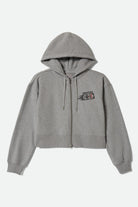 Women's Coors Light Silver Speed Hoodie in the color Heather Grey - Front Product View