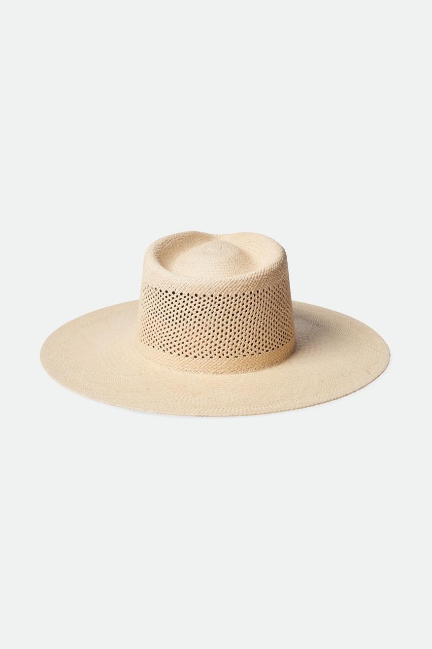 Jo Panama Straw Rancher Hat - Catalina Sand – Brixton