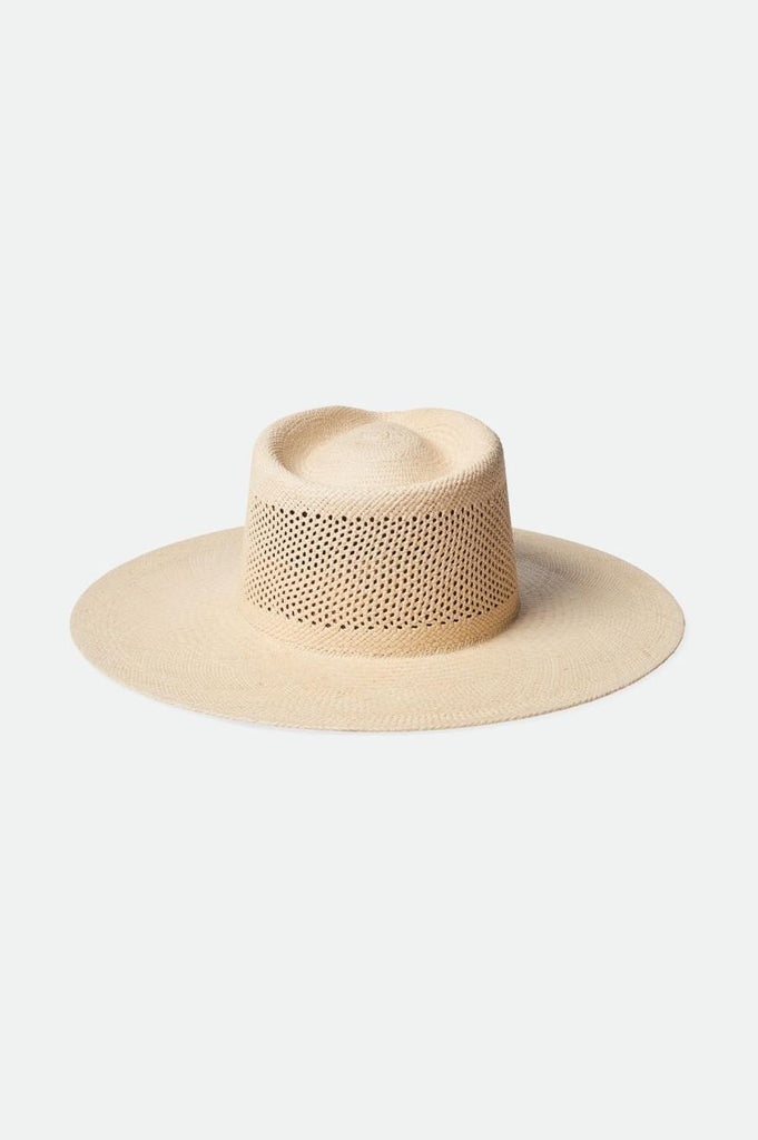 Brixton Jo Panama Straw Rancher Hat - Catalina Sand