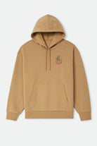 Men's Marley Hood in the color British Khaki - Front Product View