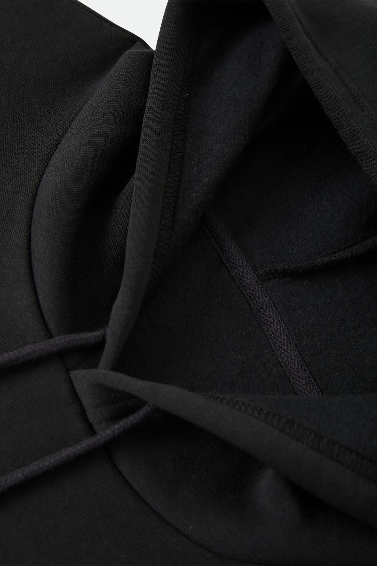 Men's Ewing Hood in the color Black - Additional Laydown image