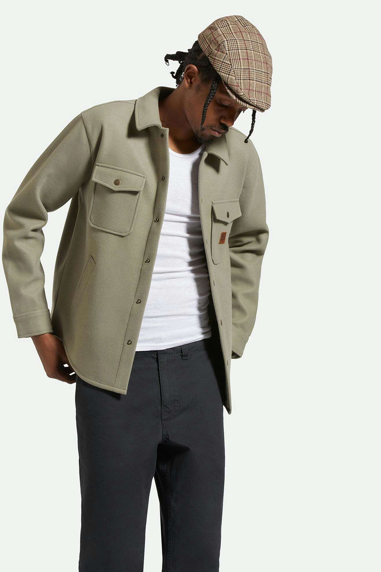 Mens jacket with cap deals