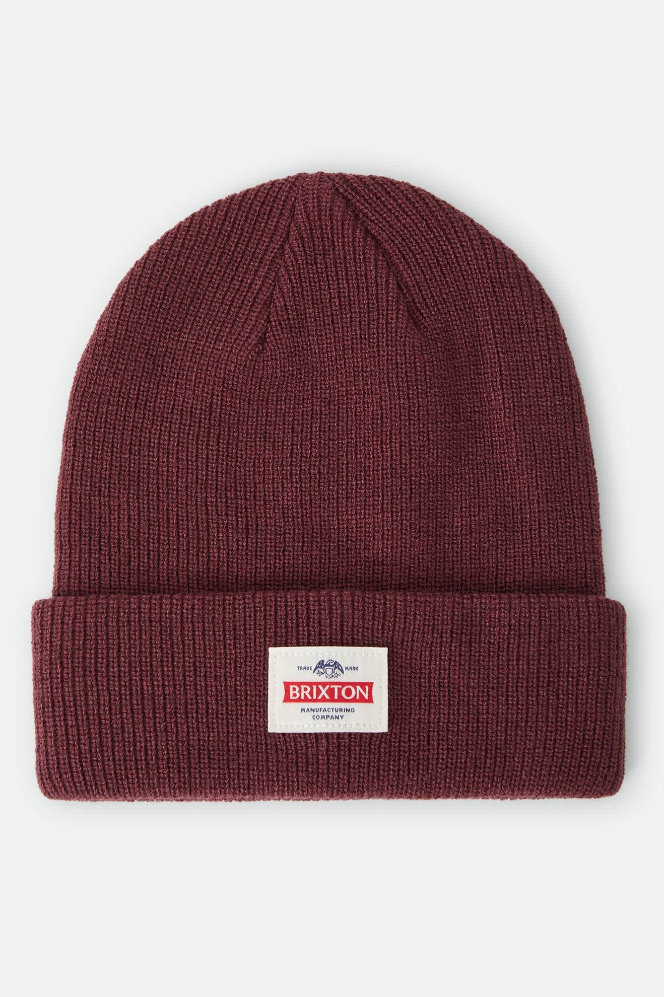 Unisex Trademark Beanie in the color Dark Brick - Front Product View