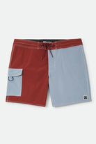 Men's Classic Trunk 17" in the color Dark Brick/Dusty Blue - Front Product View