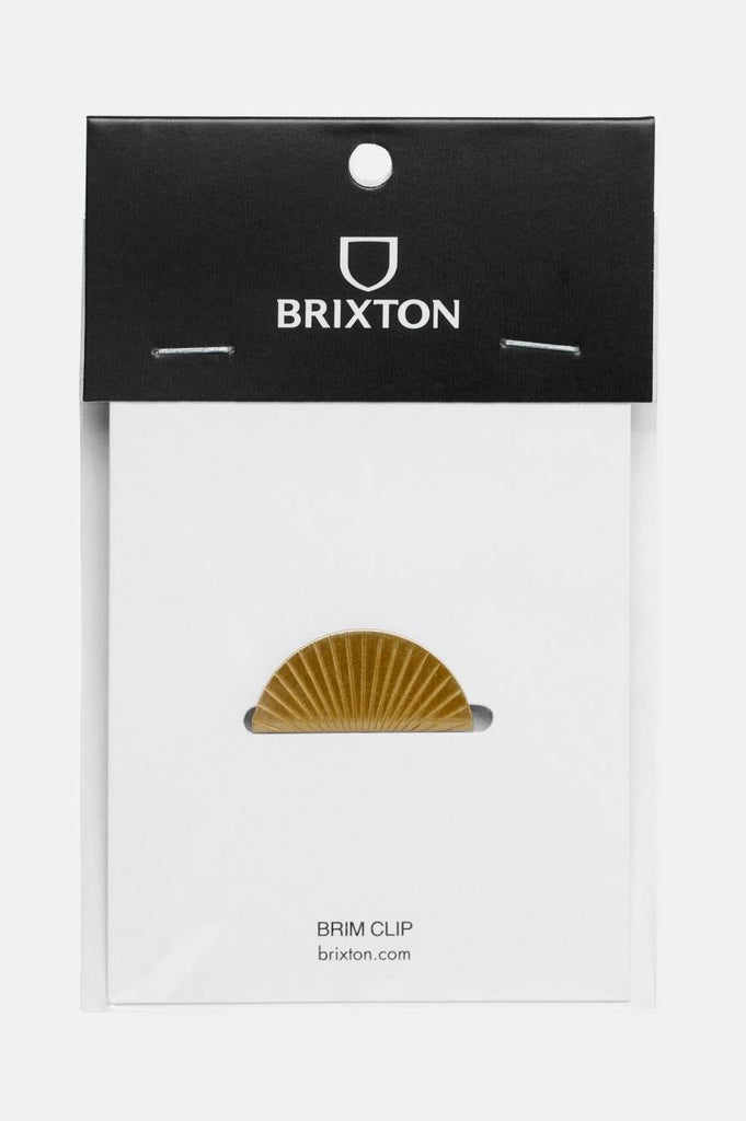 Brixton Hat Brim Clip - Brass