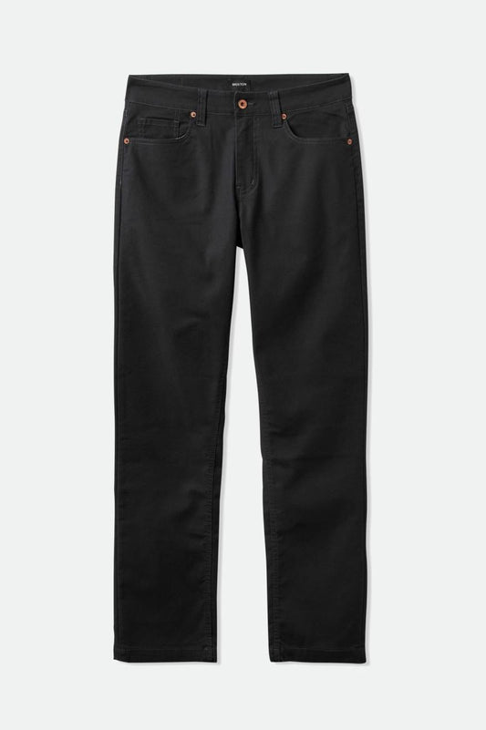 Men's Builders 5-Pocket Stretch Pant in Black – Brixton